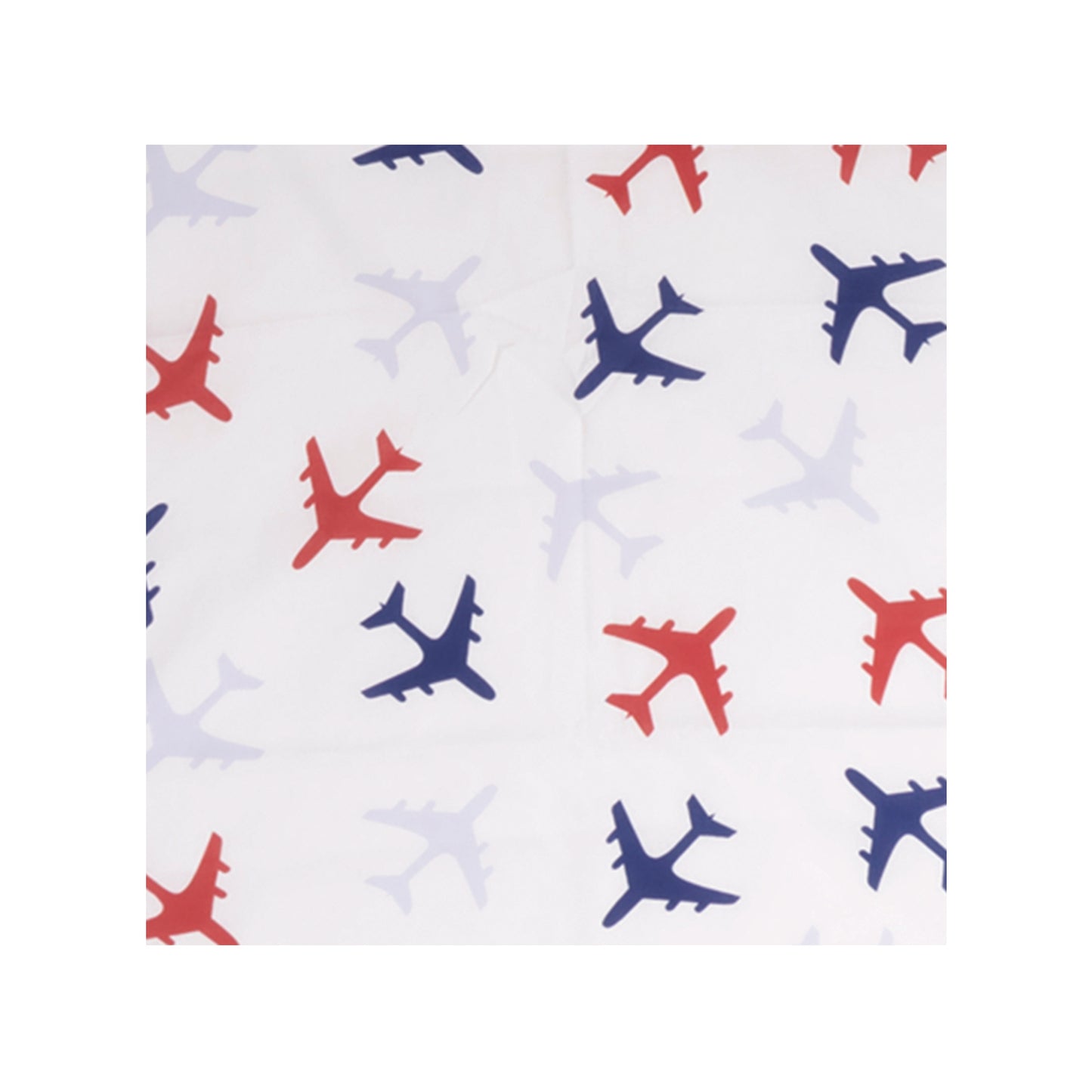 stof Planes blauw per meter