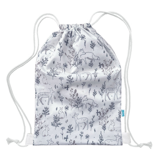 Gym-/zwemtas Bas, handig rugzakje voor peuters en kleuters met leuke print.