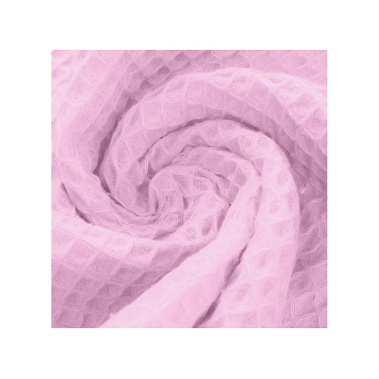 stof Pique wafel roze per meter