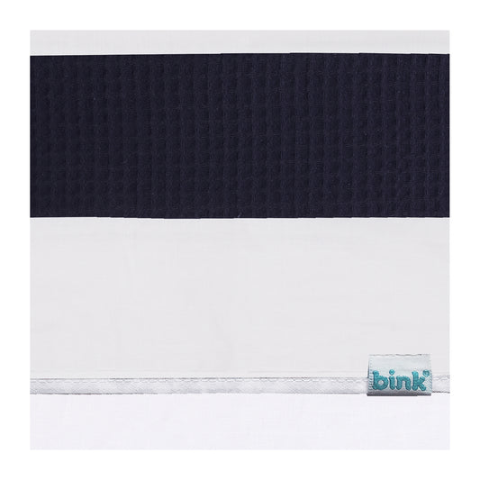 laken Pique wafel marine