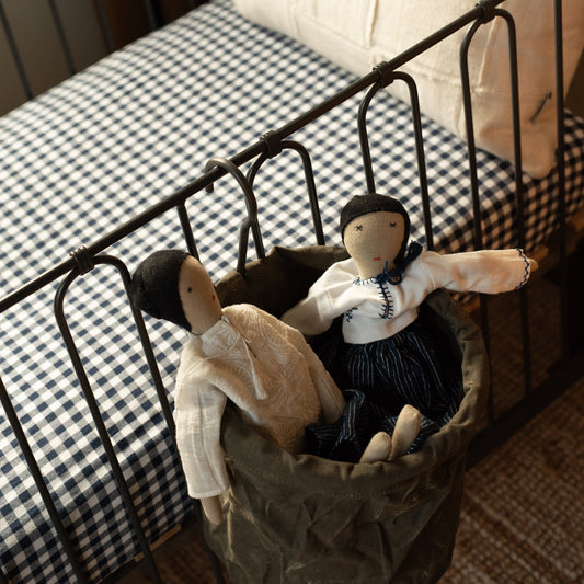 BINK Bedding Hoeslaken BB marine in ledikant