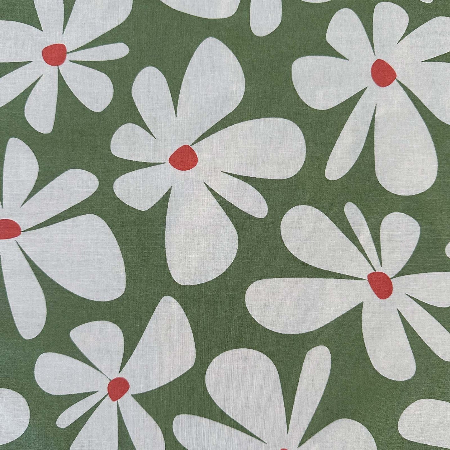 tafelkleed Flower groen