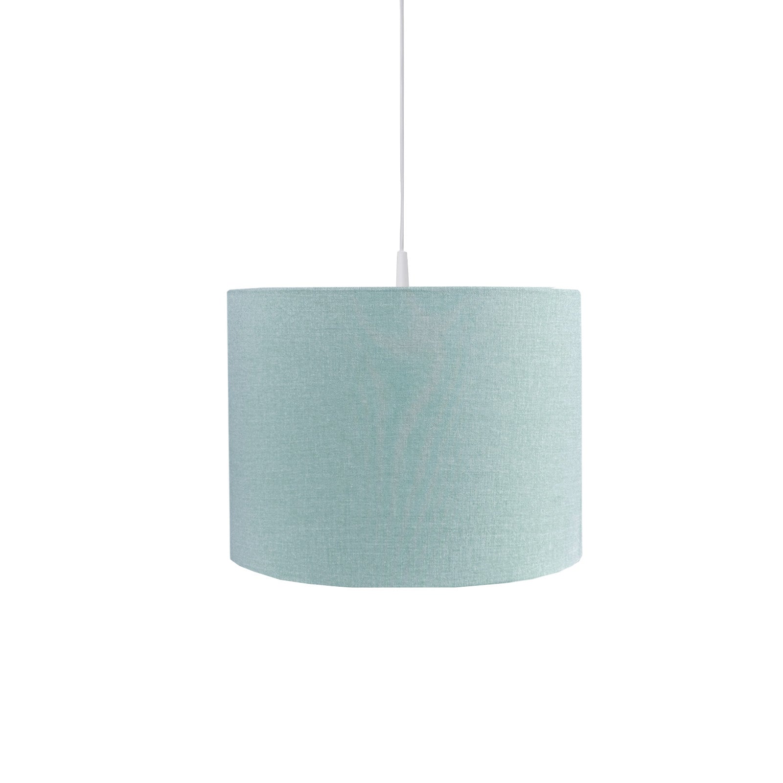 Mooie lampenkap in eucalyptus groen chambray.