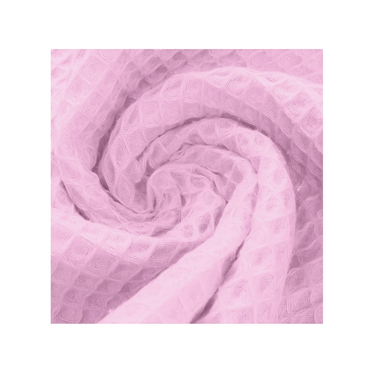 stof Pique wafel roze per meter
