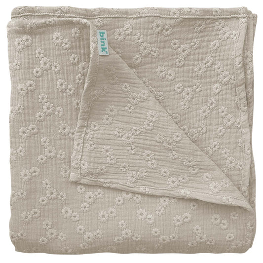 Hydrofieldoek Esmee ecru XL - Swaddle - 120x120 cm